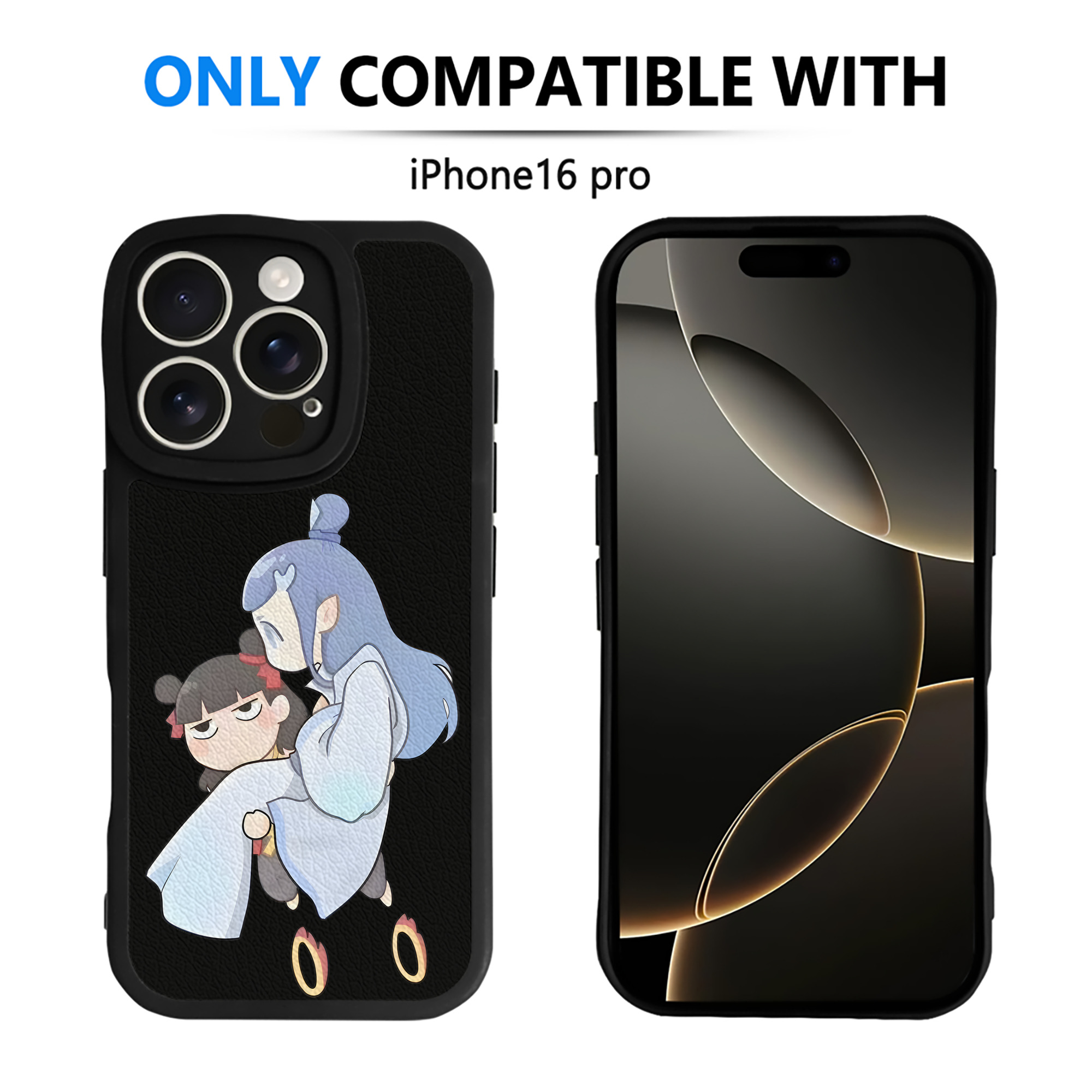 （画像用） Ne Zha 2 ナタ 魔童の大暴れ 【iPhone 16シリーズ対応】シリコンスマホケース（レザー調） 材質：シリコン